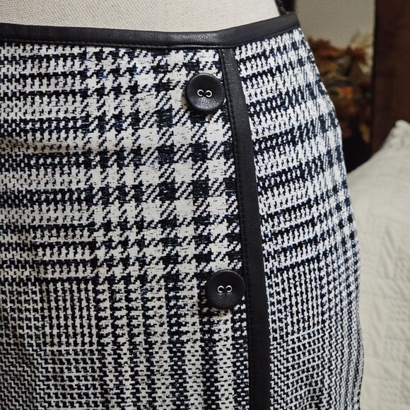 J. McLaughlin Plaid Pencil/Midi Skirt - Picture 7 of 12